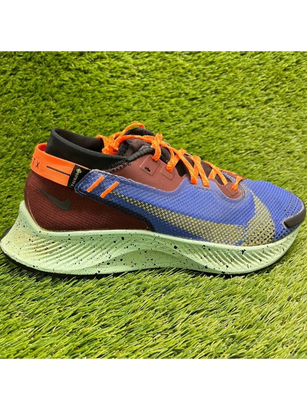 Nike Pegasus Trail 2 GTX Womens Size 9 Blue Athletic Running Shoes Sneakers